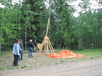 A small trebuchet